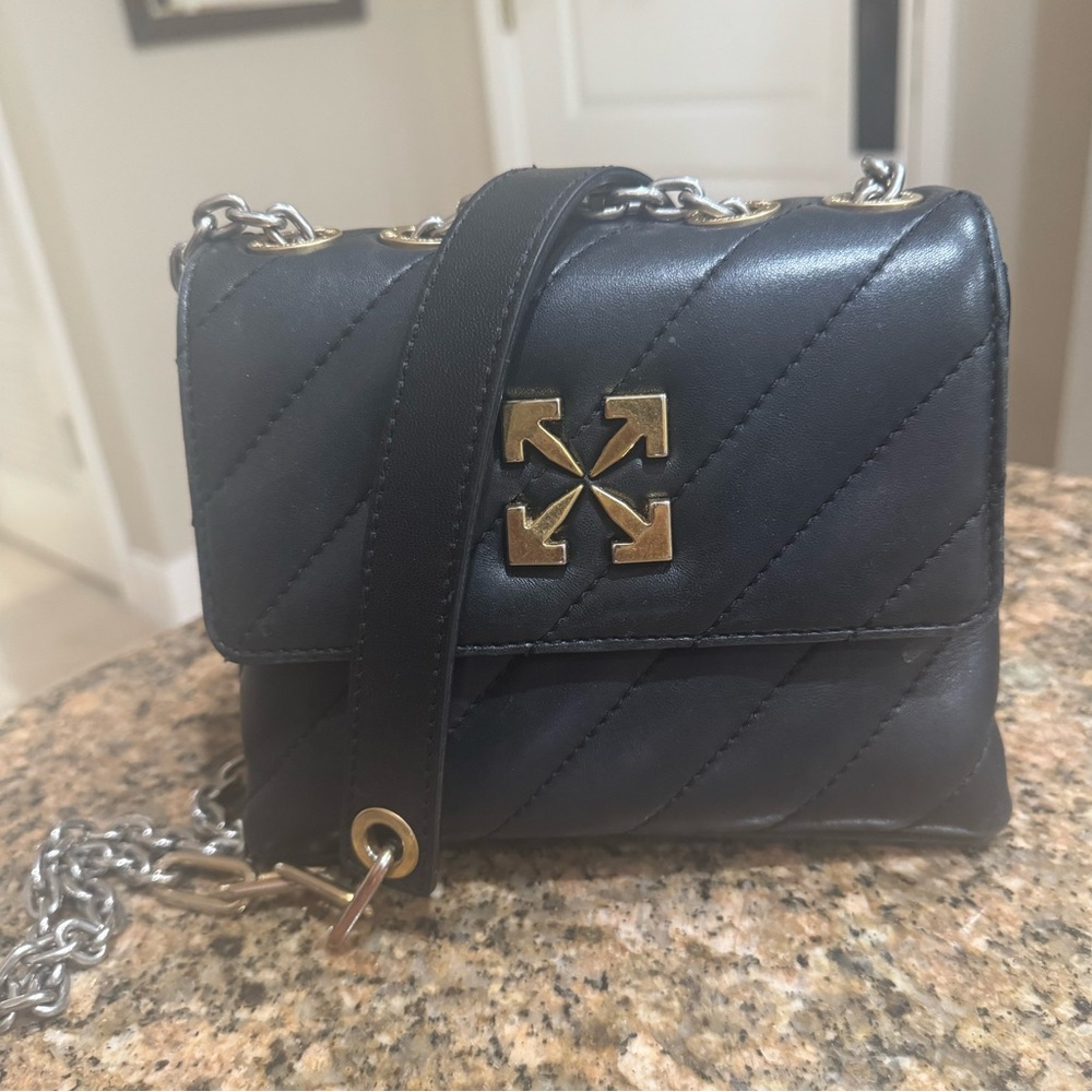 Off-White Quilted Handbag